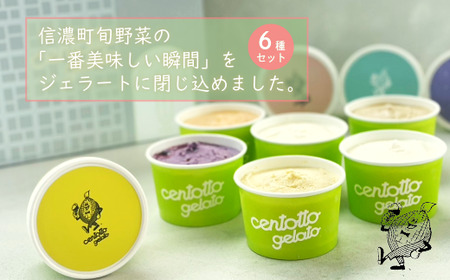 信濃町の旬野菜でつくるジェラート6種｜信濃町の人気店 野菜ジェラートチェントット【長野県信濃町ふるさと納税】