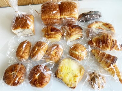 IC-02　国産小麦の冷凍おまかせパンセット11種・16個