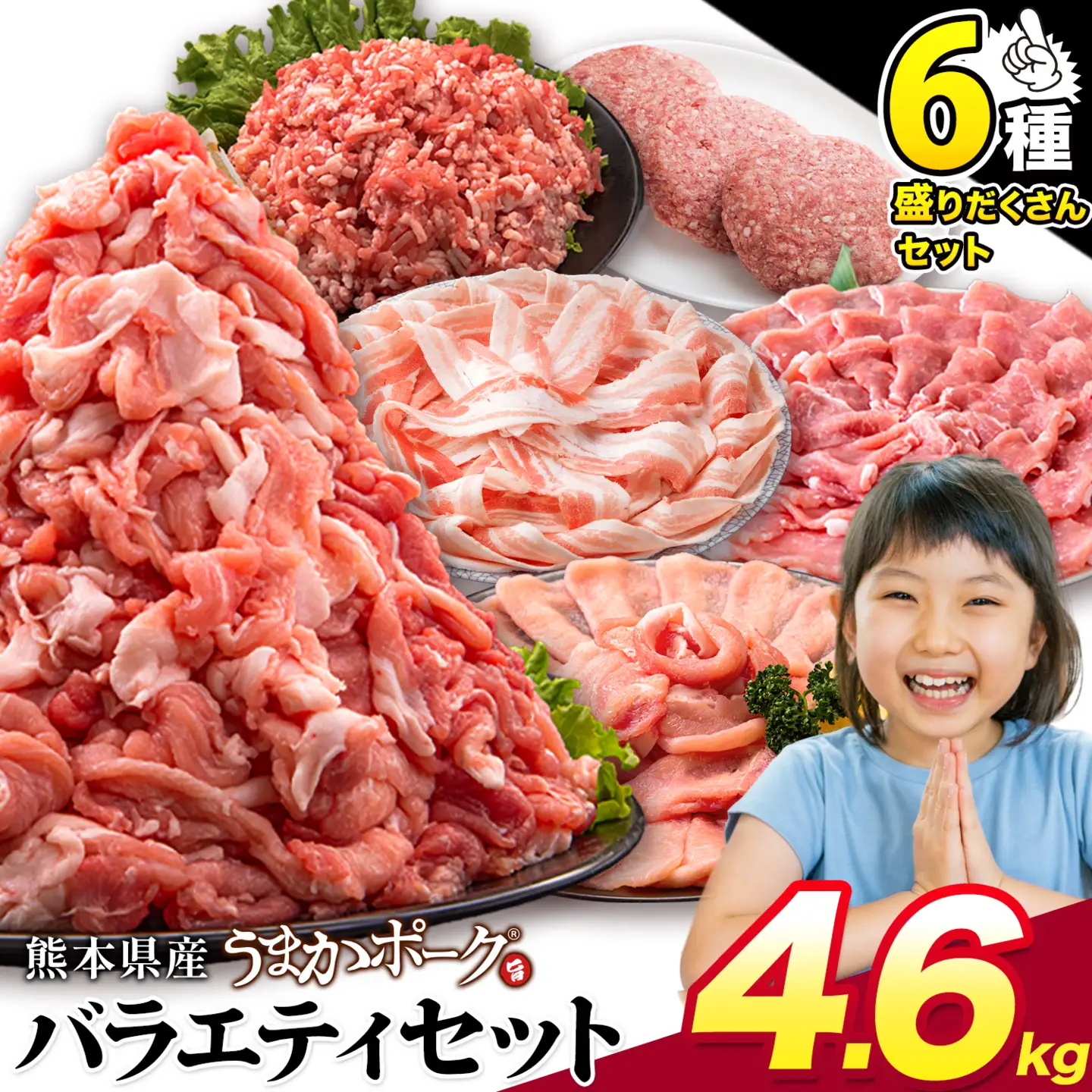 豚肉 バラエティセット 4.6kg 豚肉 バラ肉 | 熊本県大津町 | ふるさと