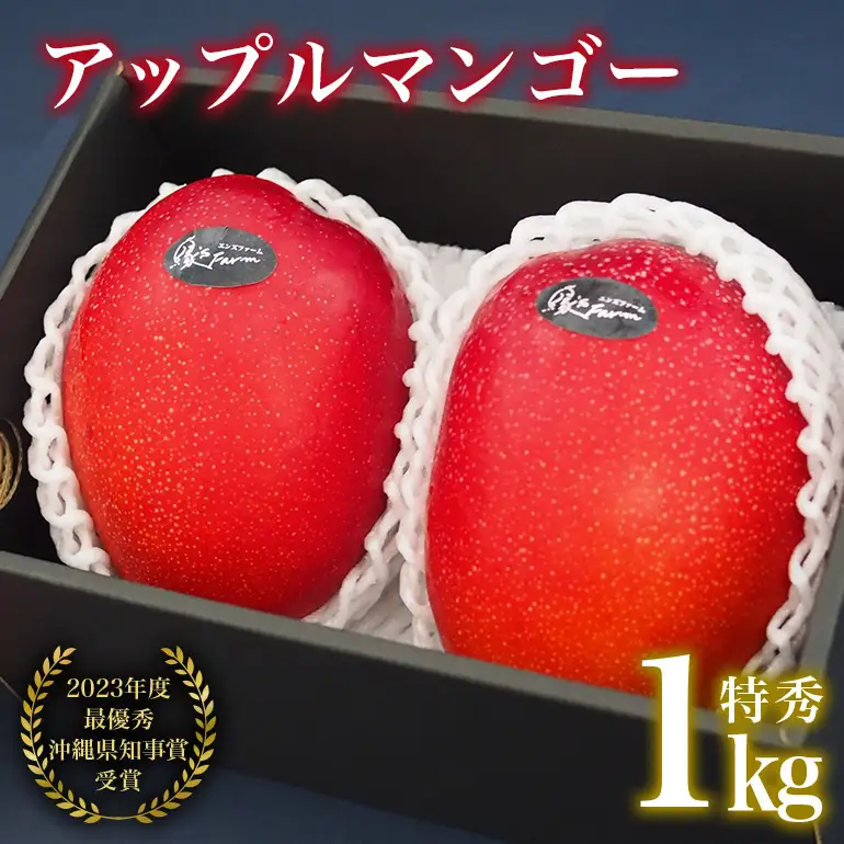【 先行予約 2026年 発送 】 令和5年度最優秀賞受賞 縁sファームの アップルマンゴー 1kg ( 特秀 ) 沖縄県産 マンゴー アーウィンマンゴー 1キロ 国産 完熟マンゴー 果物 くだもの フルーツ 完熟 沖縄 お取り寄せ ギフト 産地直送 農家直送 糸満市 43-2