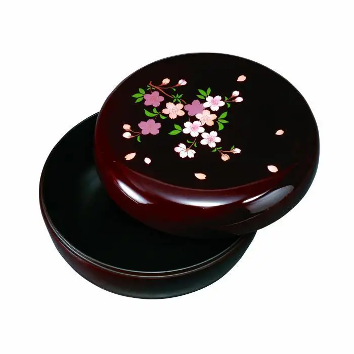 6.0寸 菓子器 溜 里桜