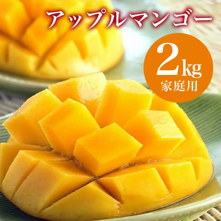 【 先行予約 2026年 発送 】 縁sファームの アップルマンゴー 家庭用 2kg 沖縄県産 マンゴー アーウィンマンゴー 2キロ 国産 完熟マンゴー 果物 南国 くだもの フルーツ 完熟 夏 旬 特産品 沖縄 お取り寄せ 産地直送 農家直送 甘い 濃厚 糸満市 43-5