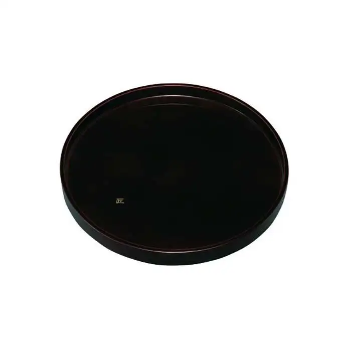 木製丸盆 尺 30cm 溜 匠