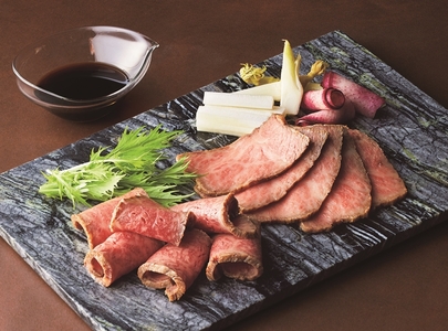(冷凍)大和榛原牛 プレミアム ローストビーフ 250ｇ ソース付 ／ うし源 本店 ふるさと納税 イチボ ヒウチ 父の日 母の日 手土産 奈良県 宇陀市 お中元 贈答用 贈り物 暑中見舞い お土産 お歳暮 内祝いまとめ買い 美味しい部位 正月