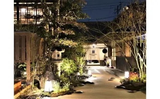 NIPPONIA HOTEL 八女福島 商家町 レストラン〈ルアン〉ディナーペアチケット【レターパック】 ディナー フレンチ 福岡 八女 料理 125-001