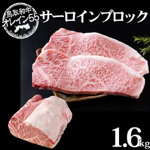 鳥取和牛 オレイン55 サーロイン ブロック 1.6kg | 75M