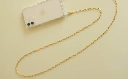 【LENERAオリジナルスマートフォンショルダー】 smartphone shoulder - shine - / gold
