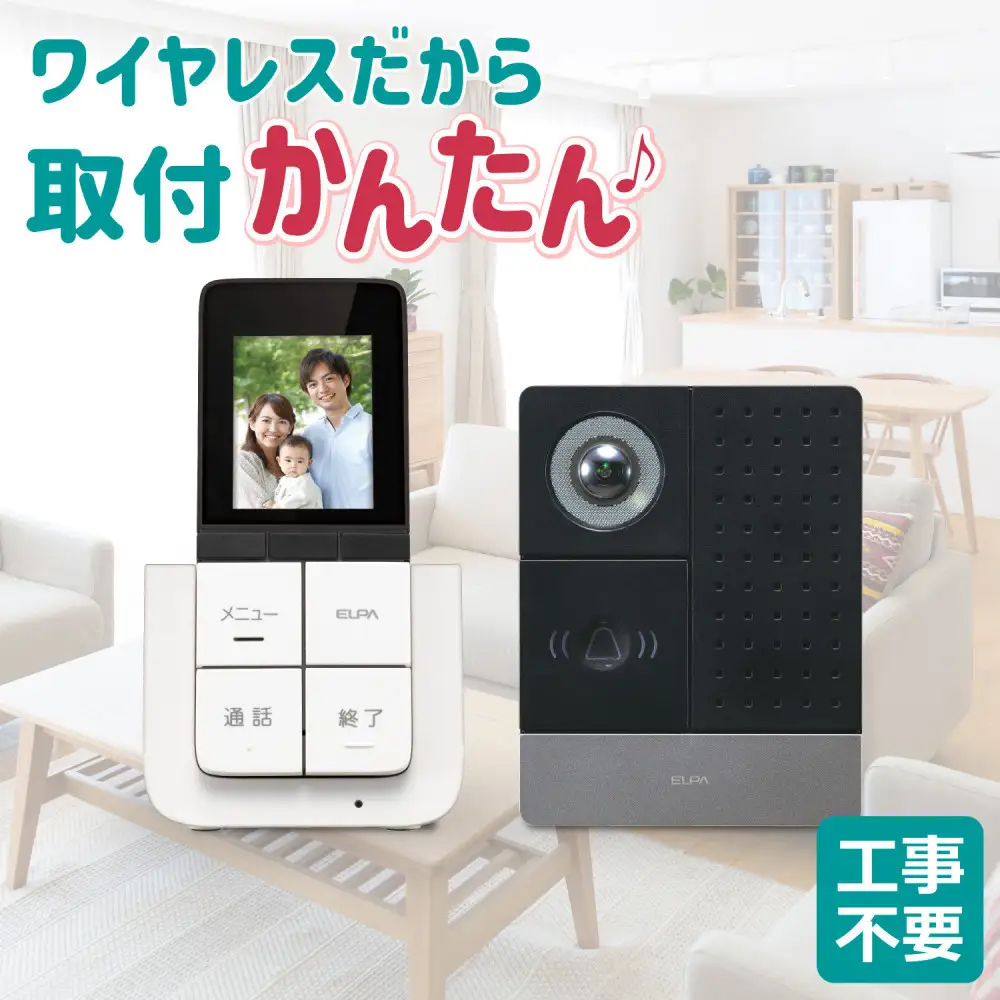 ＤＥＣＴ方式テレビドアホン（子機セット）