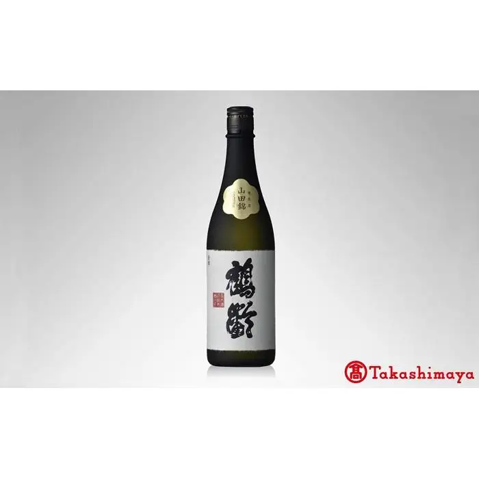 ＜青木酒造＞鶴齢　純米大吟醸　山田錦３７％精米　７２０ｍｌ×１本【高島屋選定品】【鶴齢 純米大吟醸 四合瓶 1本 日本酒 720ml 青木酒造 新潟 地酒 厳選 晩酌 熱燗 お酒 酒 さけ お中元 お歳暮 贈答】