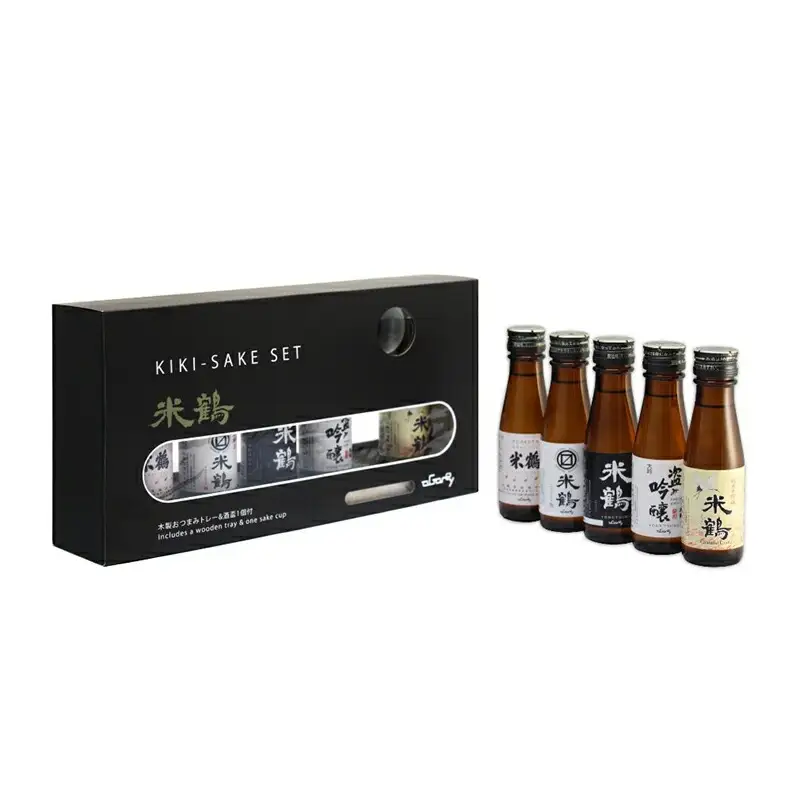 日本酒 きき酒セット 小 各100ml 計5本 [米鶴酒造 山形県 高畠町 tk06ays710000]