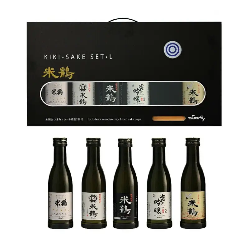 日本酒 きき酒セット 大 各180ml 計5本 [米鶴酒造 山形県 高畠町 tk06ays710001]