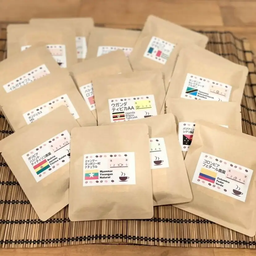〈自家焙煎珈琲〉一期一会ドリップパック アソートセット (14袋入り)_0108-007-T04