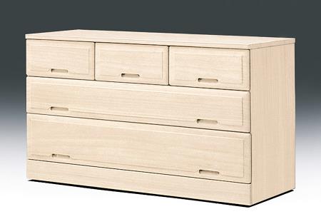 桐たんす 総桐クローゼット収納100幅3段  KC-100：C145-004