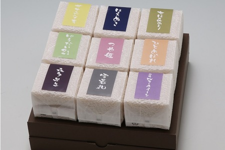 吉祥ファーム 庄内町産 無洗米 庄内米9銘柄ギフト 300g×9種 2.7kg 贈り物に 食べ比べ