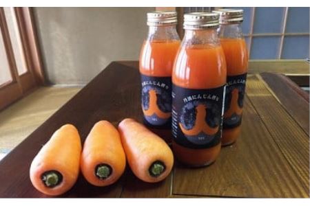 丹波にんじん搾り 350ml×12本 〈丹波市産〉 にんじんジュース 野菜飲料