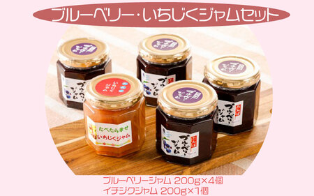 ブルーベリー・いちじくジャムセット 5個 〈丹波市産〉 ジャム 詰め合わせ