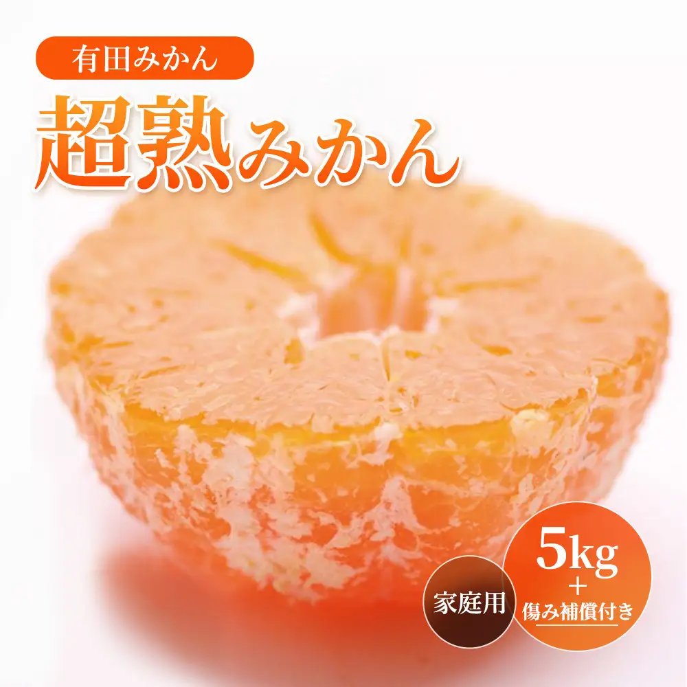 ［先行予約］家庭用 有田みかん5kg+250g（傷み補償分）［2026年10月初旬から2027年1月末日頃順次発送予定］［IKE247］