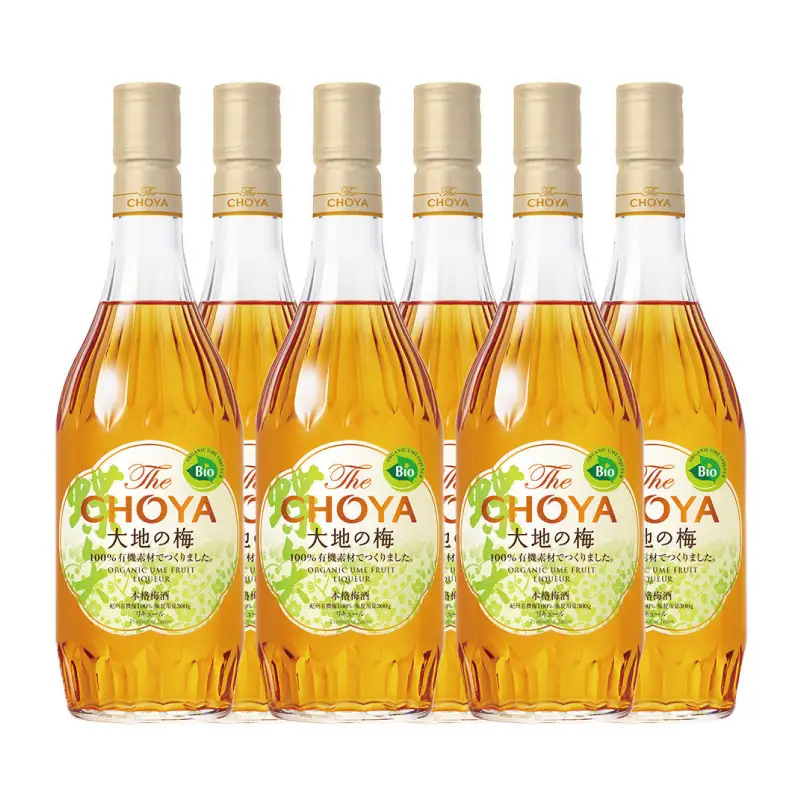 The CHOYA 大地の梅 700ml×6本(1ケース)/梅酒 梅 ウメ お酒 リキュール チョーヤ 有機 オーガニック 紀州 和歌山 国産【kis107-1】
