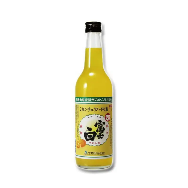 冨士白ミカンチュウハイの素　600ml×1本/酎ハイ チューハイ 割材 生搾り風 果汁 みかん 【kis131】