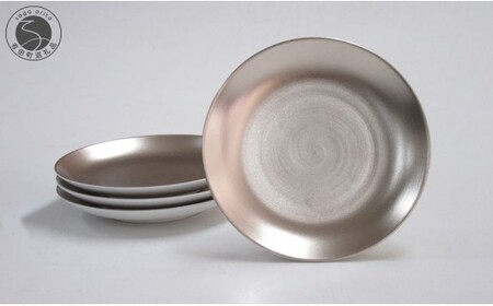 ARITA PORCELAIN LAB (アリタポーセリンラボ) プラチナ 取皿4枚セット 有田焼 モダン 取り皿 A100-115