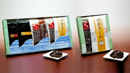 共和ネット 伊勢志ぐれのあさり （105g×2袋） ・ 椎茸昆布 （100g） ・ 細切り昆布しぐれ詰合せ （100g）【箱入】 ＋ あさりしぐれ （160g×1袋）【箱入】 合計570g