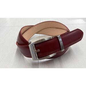 革工房いんのしまスマートロック式牛革 ベルト(色:ワイン)