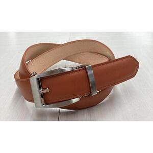 革工房いんのしまスマートロック式牛革 ベルト(色:茶)