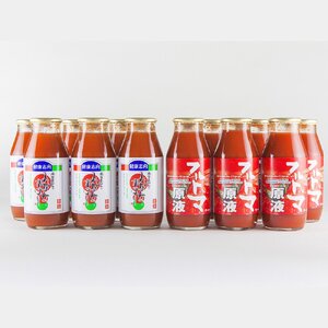 飲みくらべセット 12本 （みなみのかほり＆フルトマ原液／各 180ml）【池トマト】 [BQAG005]