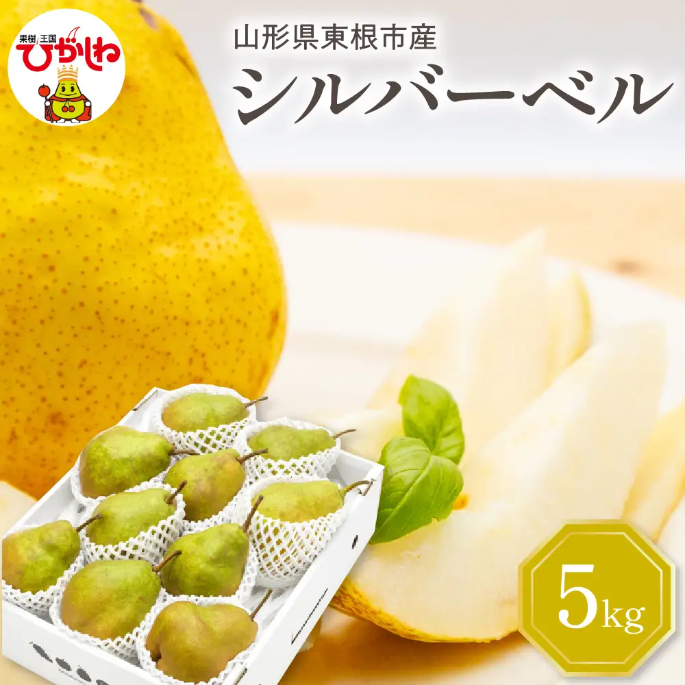 【2026年産】西洋梨 シルバーベル 5kg 秀品 化粧箱入 西洋梨
