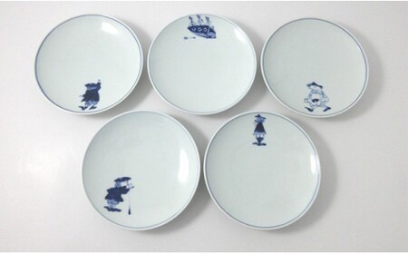 有田焼 絵変り 丸銘々皿揃 ヤマト陶磁器 食器 器 うつわ 陶磁器 皿 ギフト 贈答 35000円 3.5万円 A35-444