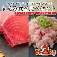 【 まぐろ 】 まぐろネギトロ食べ比べ