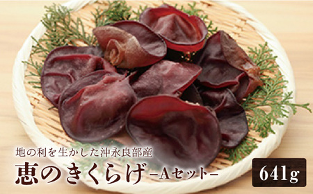 地の利を生かした 沖永良部産 恵の きくらげ Aセット W012-002u 惣菜 キノコ