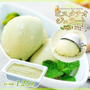 【訳あり】ピスタチオ ジェラート 1.25リットル【大容量 アイス 業務用 スイーツ 人気 デザート 冷凍 氷菓子 1.25L 家族 ファミリーサイズ イタリア シチリア産】