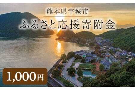 【返礼品なし】熊本県宇城市 ふるさと応援寄附金 1,000円