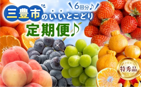 三豊市のいいとこどり定期便♪6回分♪