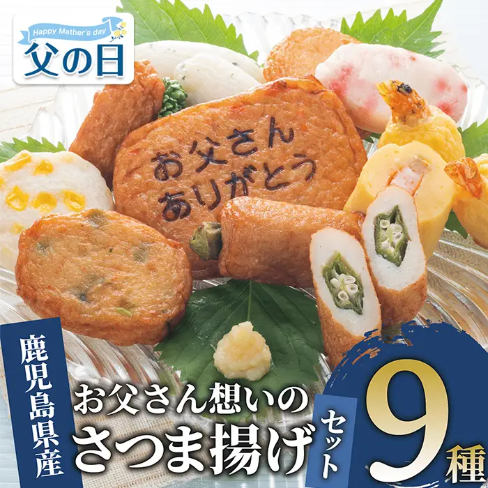 【父の日ギフト】お父さん想いのさつま揚げセット 岡村商店 IB024-004f
