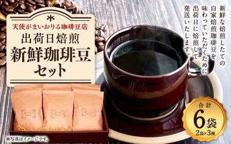 出荷日焙煎 『 新鮮 珈琲豆 セット 』 3種 6袋 ブレンド コーヒー