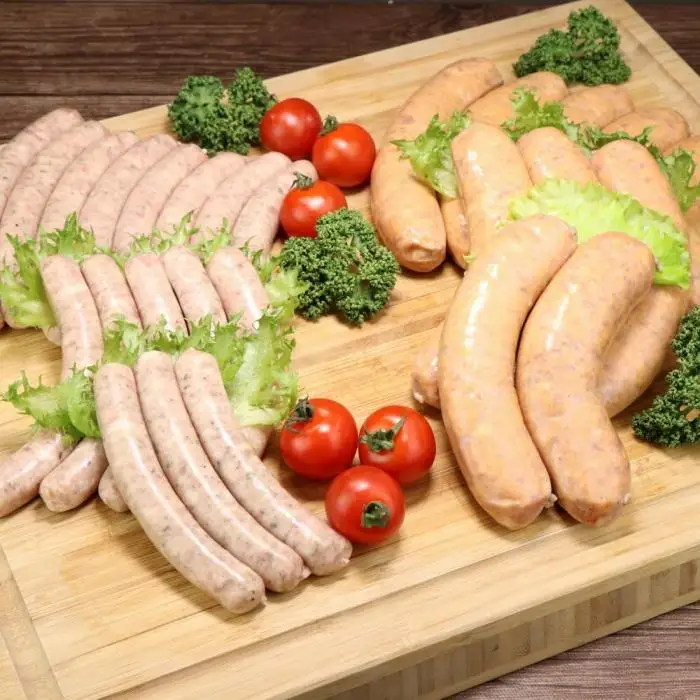 【合計1.2Kgボリューム満点】ミートガイ手作り生ソーセージセット(メープル＆ビール風味)