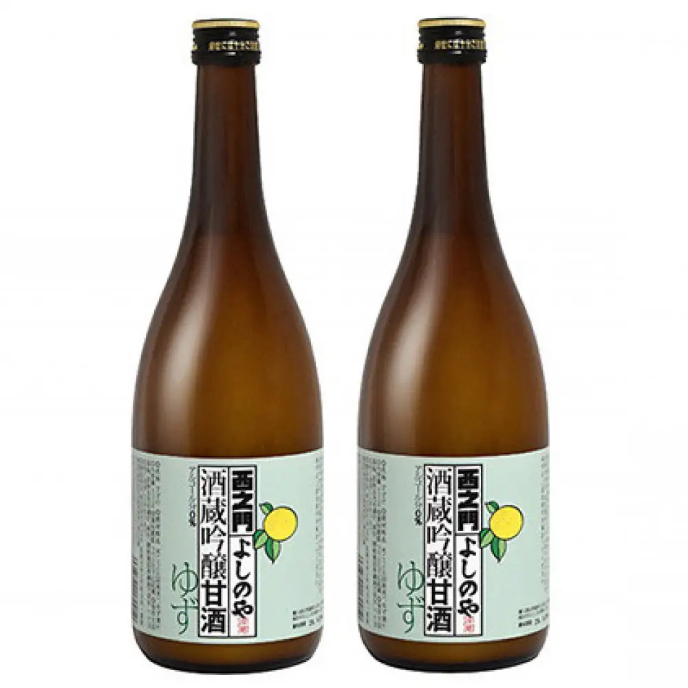 西之門 酒蔵吟醸甘酒 ゆず 800g 2本セット | 甘酒  ゆず 人気 ノンアルコール 