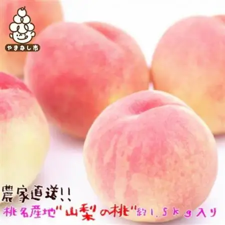 《2026年発送》農家直送 桃名産地 山梨の桃 秀品 約1.5kg ふるさと納税【配送不可地域：離島・沖縄県】【1292060】