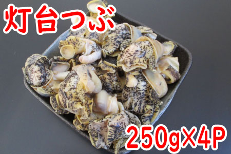【北海道根室産】灯台つぶむき身250g×4P A-19005