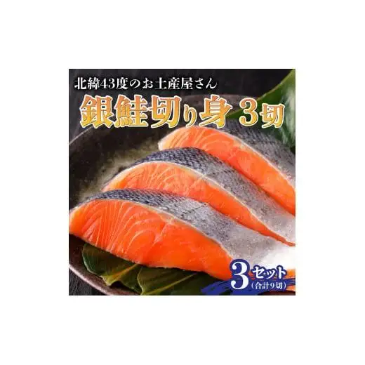 銀鮭切り身3切×3セット F21H-509