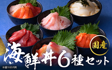 【純国産】数量限定！海鮮丼の具の贅沢６種類セット