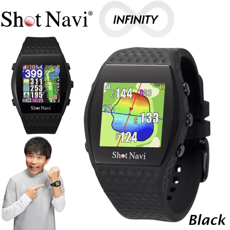ショットナビ INFINITY（Shot Navi INFINITY）＜カラー：ブラック＞　【11218-0573】