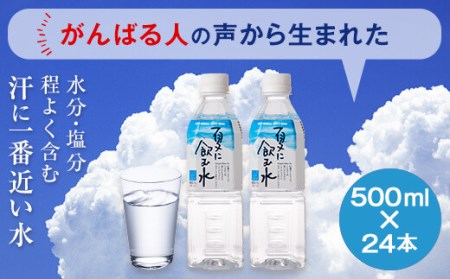 AS-8100 夏に飲む水 500mlペットボトル 24本 こしき海洋深層水
