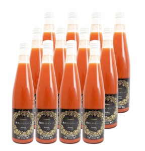 贅沢 トマトジュース 500ml×12本セット | アズファーム ジュース 高糖度 無添加 無塩 M94S02
