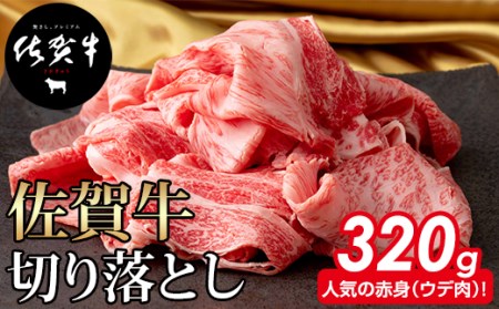 佐賀牛 牛肉切り落とし 320ｇ B110-035 牛肉切り落とし