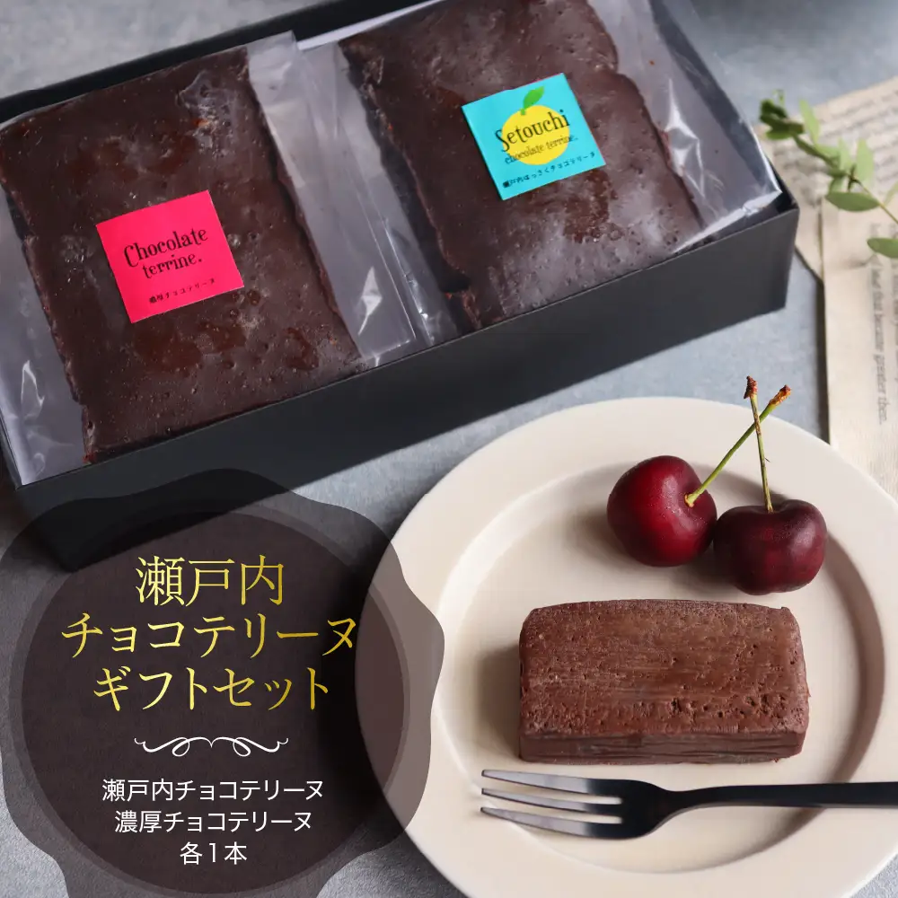 瀬戸内チョコテリーヌ ギフト セット 濃厚 チョコ 八朔マーマレード入り ショコラ お菓子 スイーツ おやつ 贈り物 ギフト プレゼント お取り寄せ 2本セット ご当地 おうち時間 送料無料 広島県 呉市 ku100-001-r