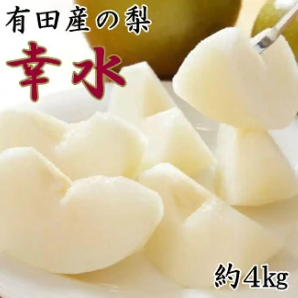 [厳選・産直]有田産の梨(幸水)約4kg★2026年8月頃より順次発送