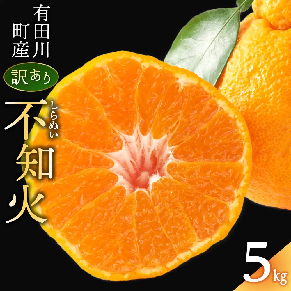 不知火(しらぬい) オレンジ みかん 訳あり 5kg サイズ混合